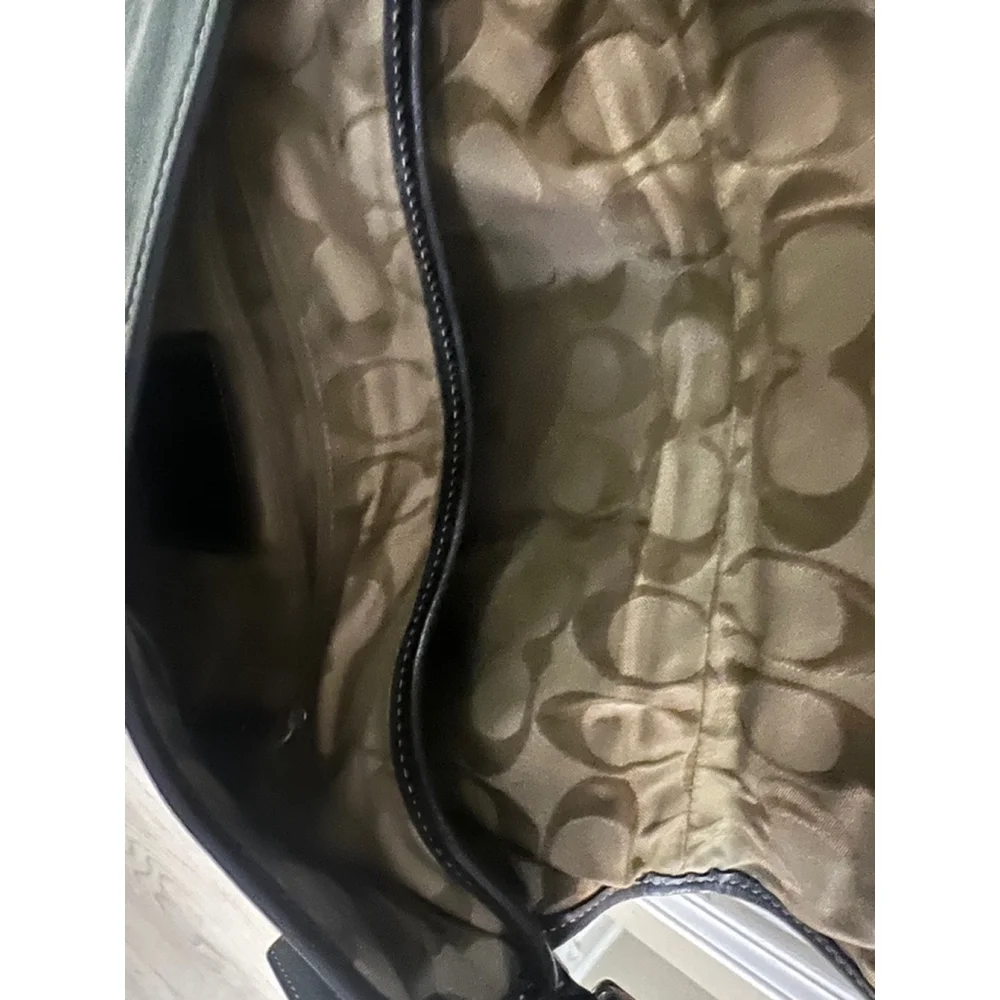 Coach 2003 soho flap buckle crossbody Black pre owned excellent for age - Picture 10 of 11